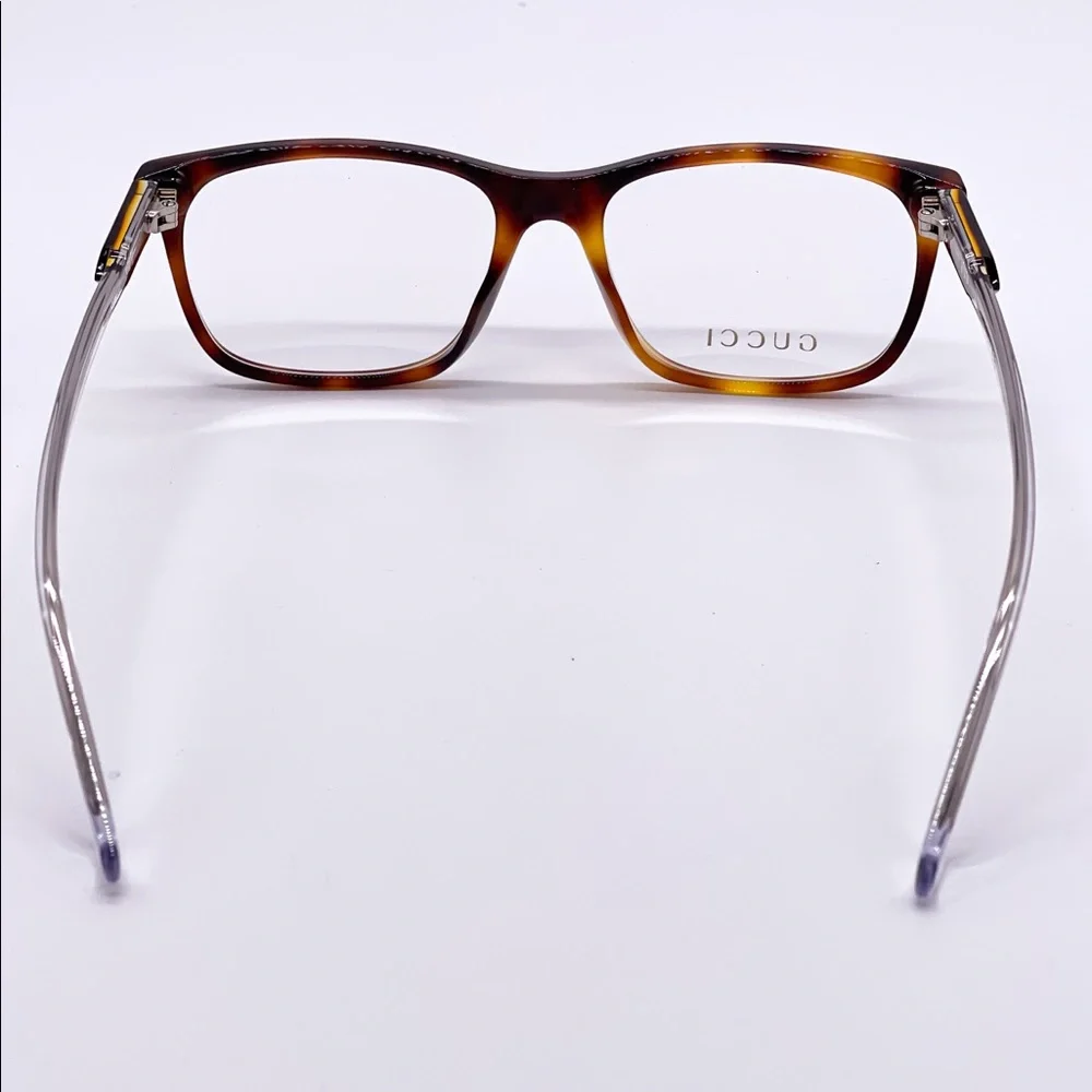 NEW GUCCI GG0490O 003 EYEGLASSES GUCCI GG04900 HAVANA CLEAR - Picture 8 of 11